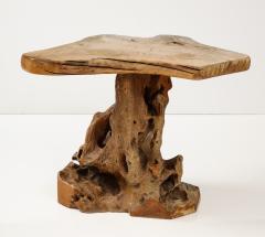 Brutalist Wabi Sabi Modern Tree Trunk Root Pedestal Table France c 1950 - 3106294