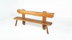 Brutalist Wooden Bench Italy 1970s - 4494653