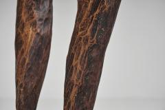 Brutalist Wooden Side Chair Europe Mid 20th Century - 4683391