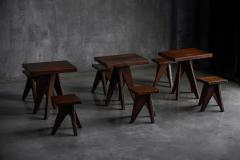 Brutalist Wooden Tables France Mid 20th Century - 4821397