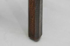 Brutalist Wooden Tripod Stool with Carved Heart Detail Spain 1960s - 4139032