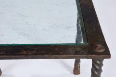 Brutalist Wrought Iron End Table - 4735986