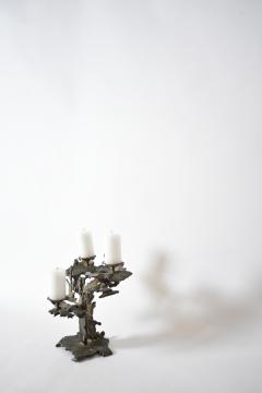 Brutalist candle holder 1960s  - 4823616