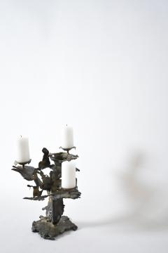 Brutalist candle holder 1960s  - 4823618