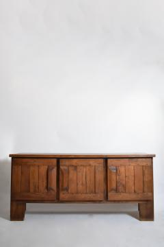 Brutalist oak sideboard 1950s  - 4684412