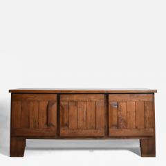 Brutalist oak sideboard 1950s  - 4689425