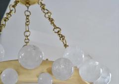 Bubble Ring Rock Crystal Chandelier by Phoenix - 2042503
