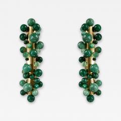 Bubble24 Green Rock Crystal sconces By Phoenix - 4547198