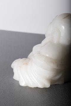 Budai Buddha in white jada - 3863013