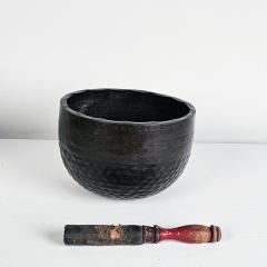 Buddhist Temple Prayer Bowl on Stand 19th century - 3203229