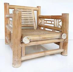 Budji Layug Antonio Budji Layug Style Vintage Coastal Bamboo Chair - 3502511