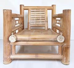 Budji Layug Antonio Budji Layug Style Vintage Coastal Bamboo Chair - 3502512