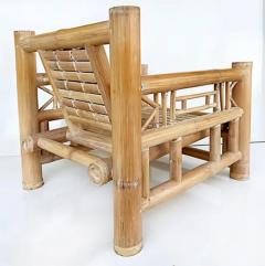 Budji Layug Antonio Budji Layug Style Vintage Coastal Bamboo Chair - 3502607