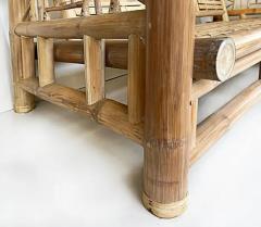 Budji Layug Antonio Budji Layug Style Vintage Coastal Bamboo Sofa - 3502538