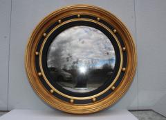 Bullseye Convex Gold Leaf Mirror - 1733740