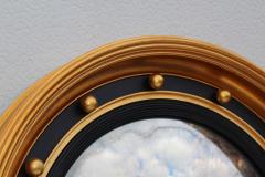 Bullseye Convex Gold Leaf Mirror - 1733744