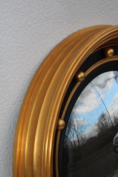Bullseye Convex Gold Leaf Mirror - 1733745