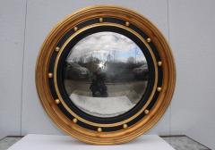 Bullseye Convex Gold Leaf Mirror - 1733746