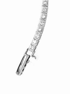 Bulova Ladies Wristwatch Art Deco Style with Diamonds - 2828019