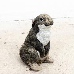 Bunny Rabbit Hare Garden Ornament French Mid 20th Century - 3137004