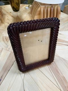 Burgundy Picture Frame Signed Antonio Scarpa - 4802649