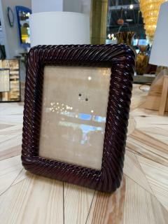 Burgundy Picture Frame Signed Antonio Scarpa - 4802650