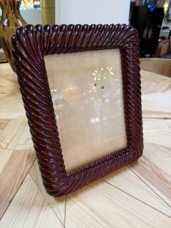 Burgundy Picture Frame Signed Antonio Scarpa - 4802651