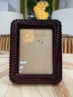 Burgundy Picture Frame Signed Antonio Scarpa - 4802652