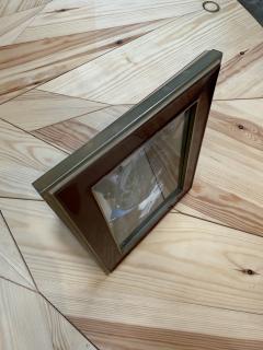 Burgundy and Brass Tabletop Picture Frame - 4800445