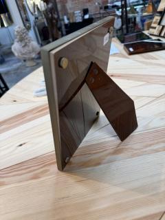 Burgundy and Brass Tabletop Picture Frame - 4800449