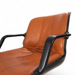 Burkhard Vogtherr Set of 2 Fr scher leather office chairs by Burkhard Vogtherr 1970 - 4741376