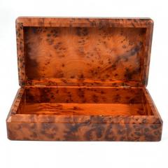 Burl Walnut Dresser or Cigar Box - 150288