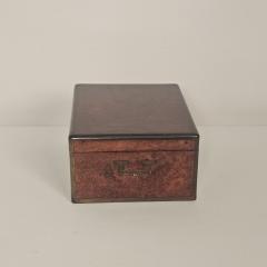 Burl Walnut Dressing Box Victorian England circa 1870 - 4329017