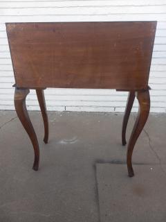 Burl Walnut Drop Front Desk - 4290217