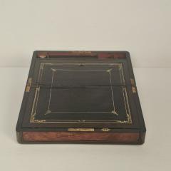 Burl Walnut Victorian English Lap Desk circa 1870 - 4324770