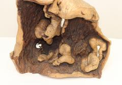 Burl Wood Art Sculpture Figurine - 3558007