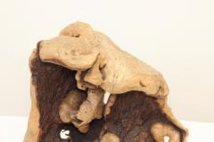 Burl Wood Art Sculpture Figurine - 3558008