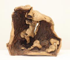 Burl Wood Art Sculpture Figurine - 3558010