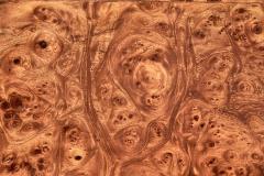 Burl Wood and Brass Trunk End Tables Jean Claude Mahey 1970 - 2359845