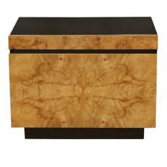 Burled Olivewood Night Stand - 2614696