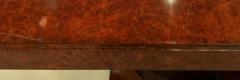 Burled Walnut Art Deco Inspired Lauder Alcott Dining Table - 1270381