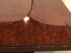 Burled Walnut Art Deco Inspired Lauder Alcott Dining Table - 1270384
