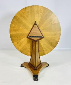 Burlwood Bronze Center Tilt Table Signed CHXI FW 1992 - 4154165