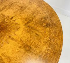 Burlwood Bronze Center Tilt Table Signed CHXI FW 1992 - 4154170