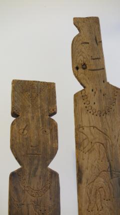 Burmese Tribal Markers Wooden Sculptures - 465064