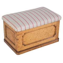 Burr Maple Wood Ottoman - 3622983