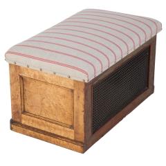 Burr Maple Wood Ottoman - 3622989