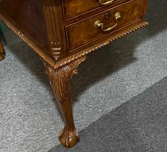 Burton Ching George III Style Burl Walnut Writing Desk - 3919959