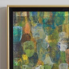 Burton Wasserman 20th Century Abstract Oil on Wood Painting Attributed to Burton Wasserman - 3425538