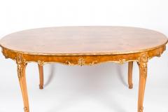 Burwood Dining Table with Gilt Design Details - 1037790